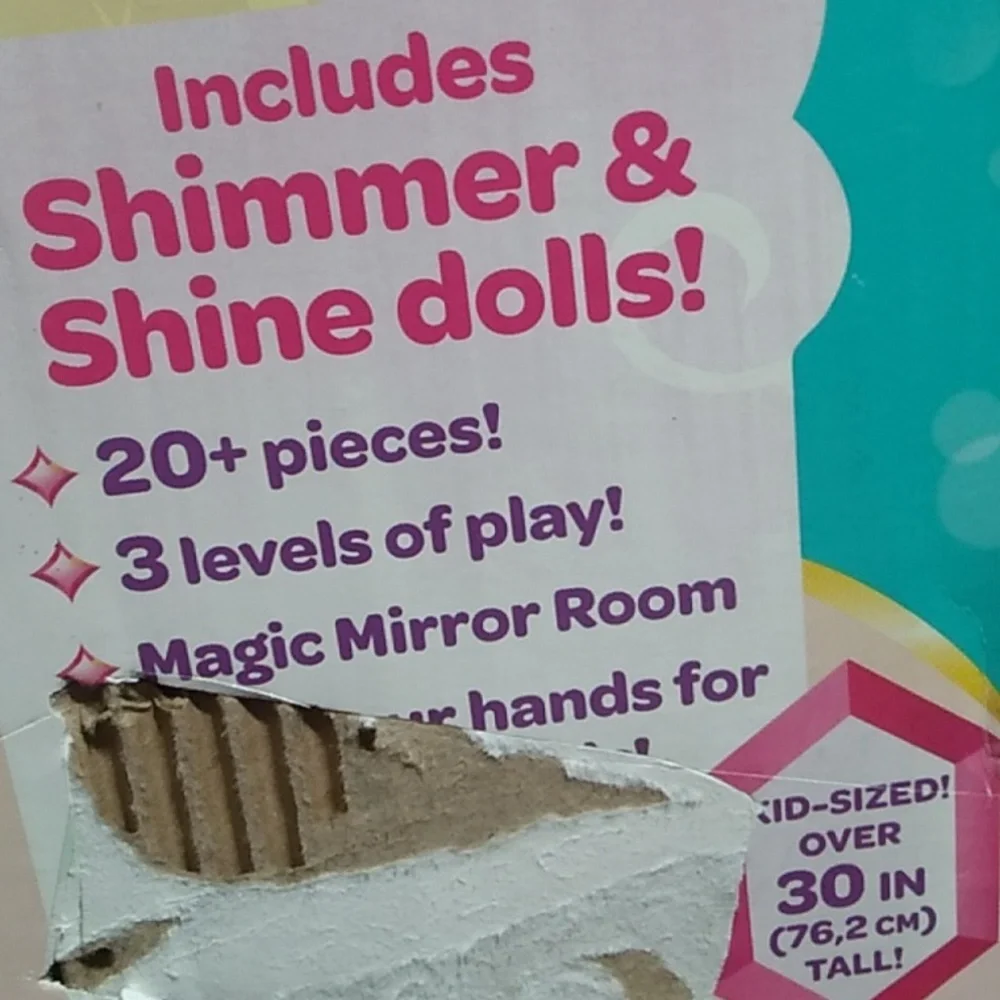 NIB Shimmer And Shine Magical Light Up Genie Palace See Video